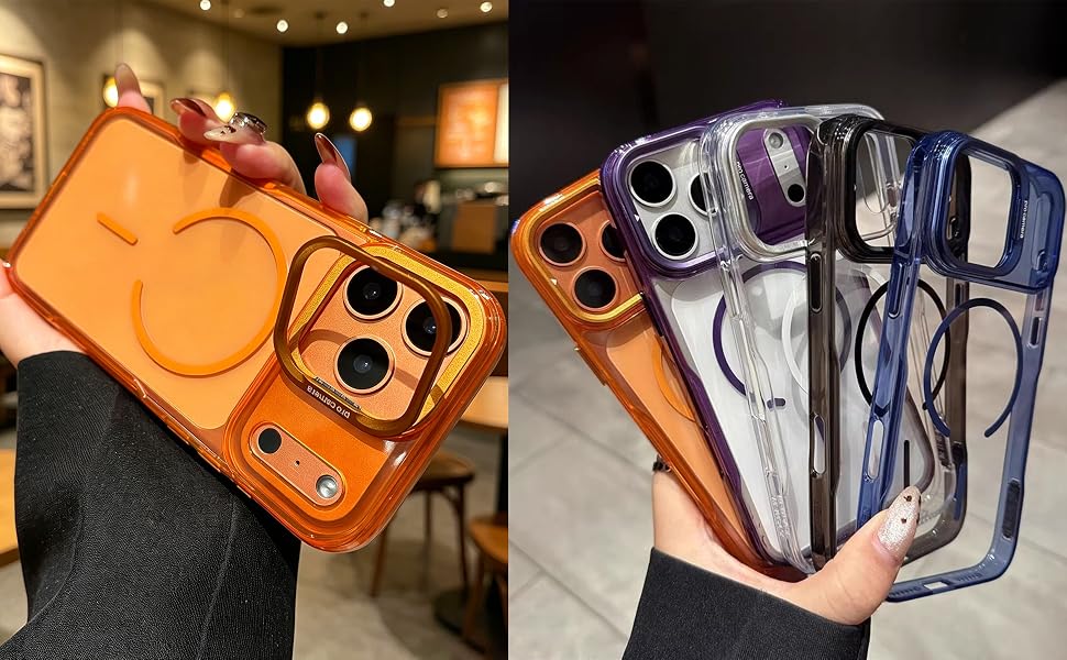 Magnetic Lens with Stand for iPhone 17 Pro Max Case