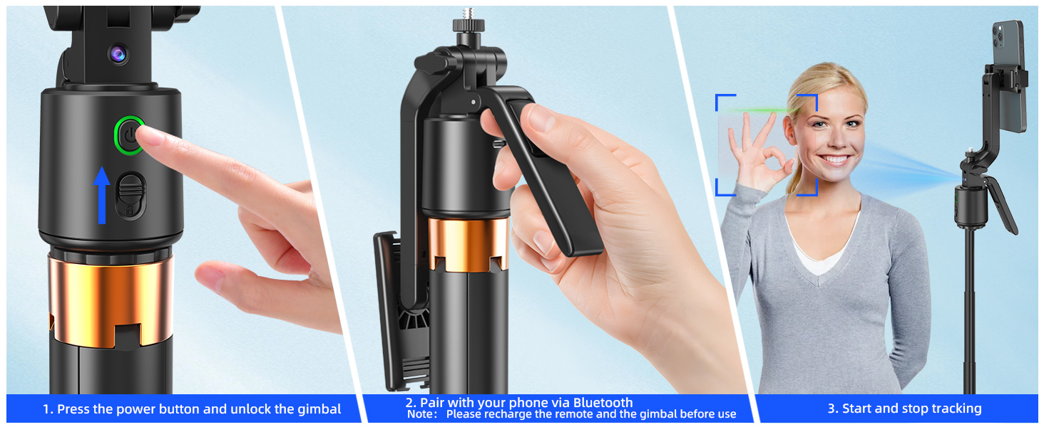 auto face tracking tripod