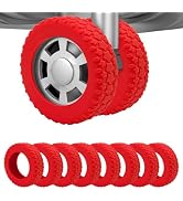 Aorotost 8PCS Luggage Wheel Protector, Silicone Luggage Wheel Covers for 2-2.4" Suitcases Spinner...