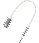 Kryoflare 3.5mm to USB-C Audio Adapter, Analog Cable Type-C Converter Earphone Adapter Compatible...