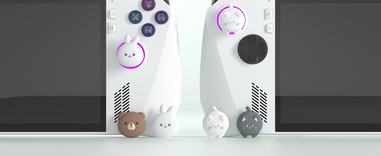 PlayVital Cute Thumb Grip Caps for ROG Ally