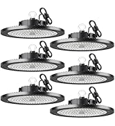 ELEKICO UFO Led High Bay Light 150W 5000K Shop Lights 21000Lm Daylight with Plug, UFO High Bay Li...