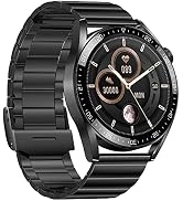 Smart Watch for Men Bluetooth Call Heart Rate Blood Pressure Monitor Smartwatch Business Stainles...