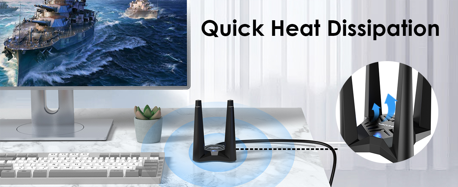 wifi 6E usb wifi adapter for desktop pc