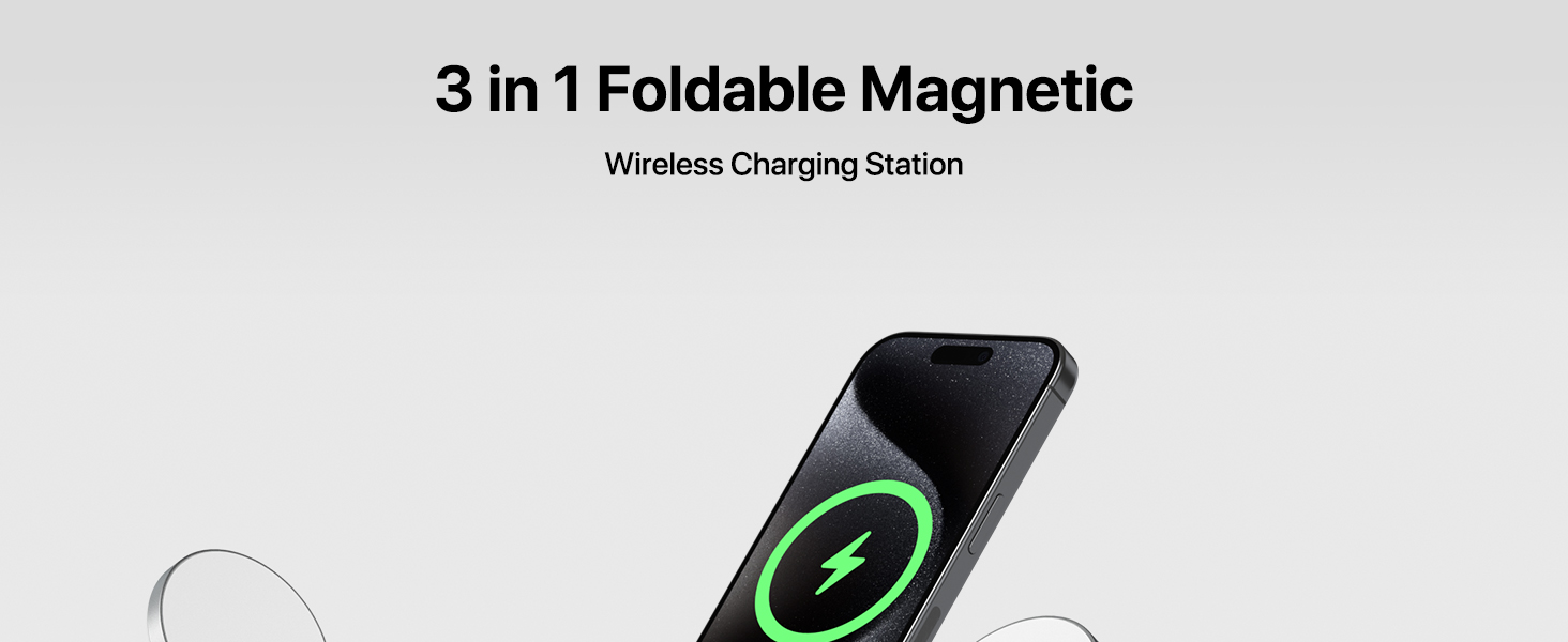 3 in 1 magnetic wireless charger