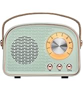 Aresrora Retro Bluetooth Speakers,Wireless Vintage Speaker,Outdoors Wireless Portable Bluetooth S...