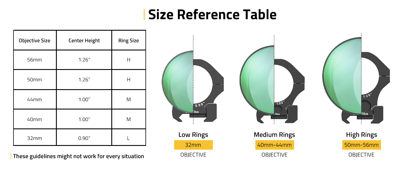 Size Reference Table