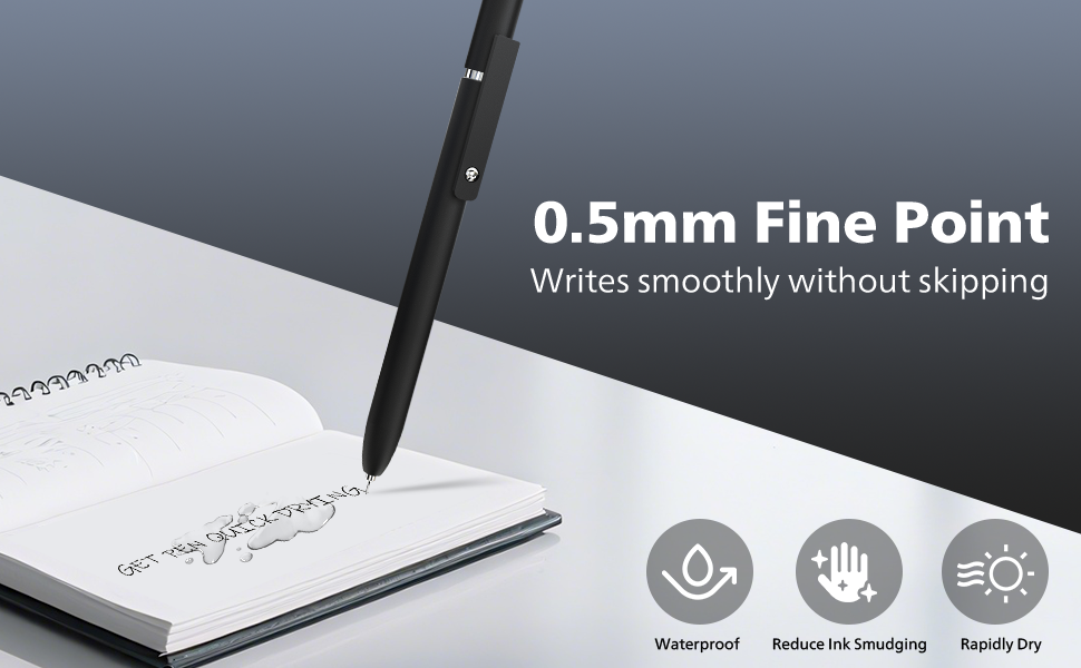 fine point smooth writing