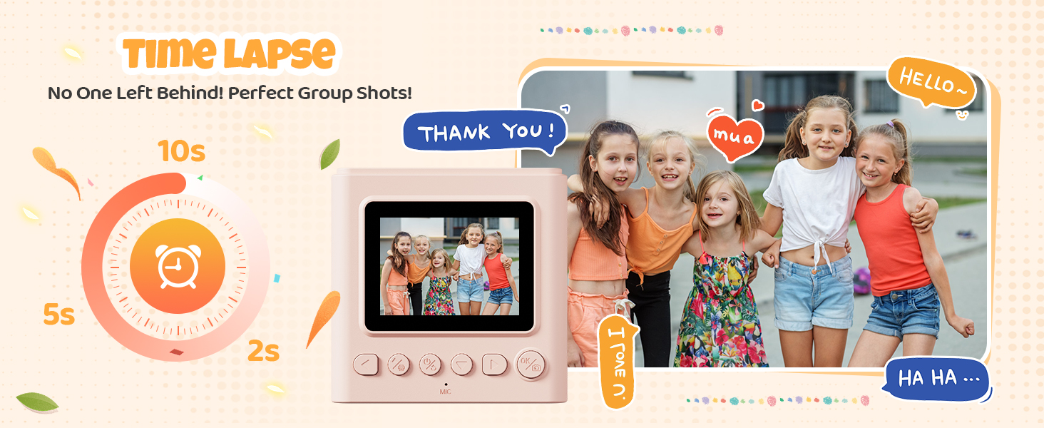 Kids Camera Instant Print