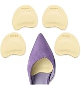 Metatarsal Pads for Women(2 Pairs): Ball of Foot Cushions Heel Inserts, Anti-Slip Forefoot Insert...
