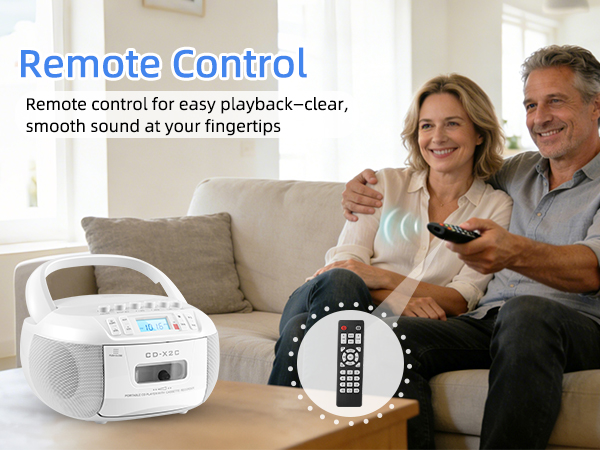 CD and Cassette Player