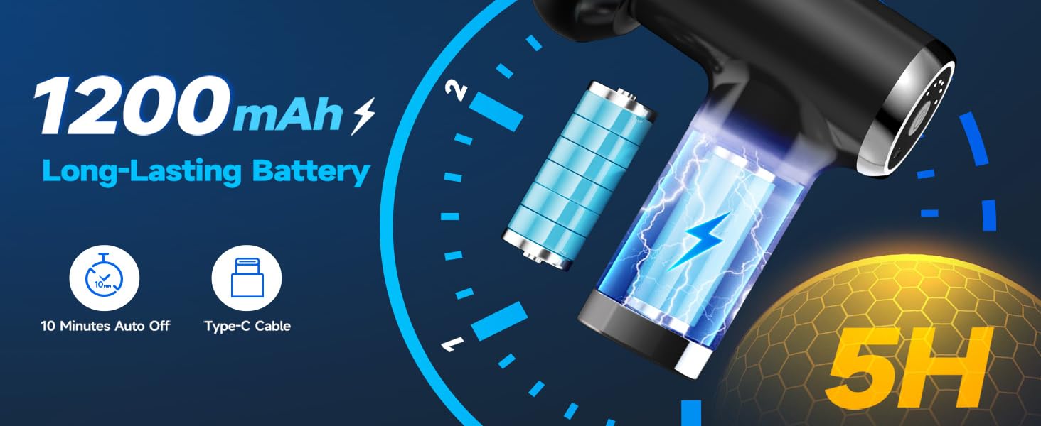 1200mAh Long-Lasting Battery