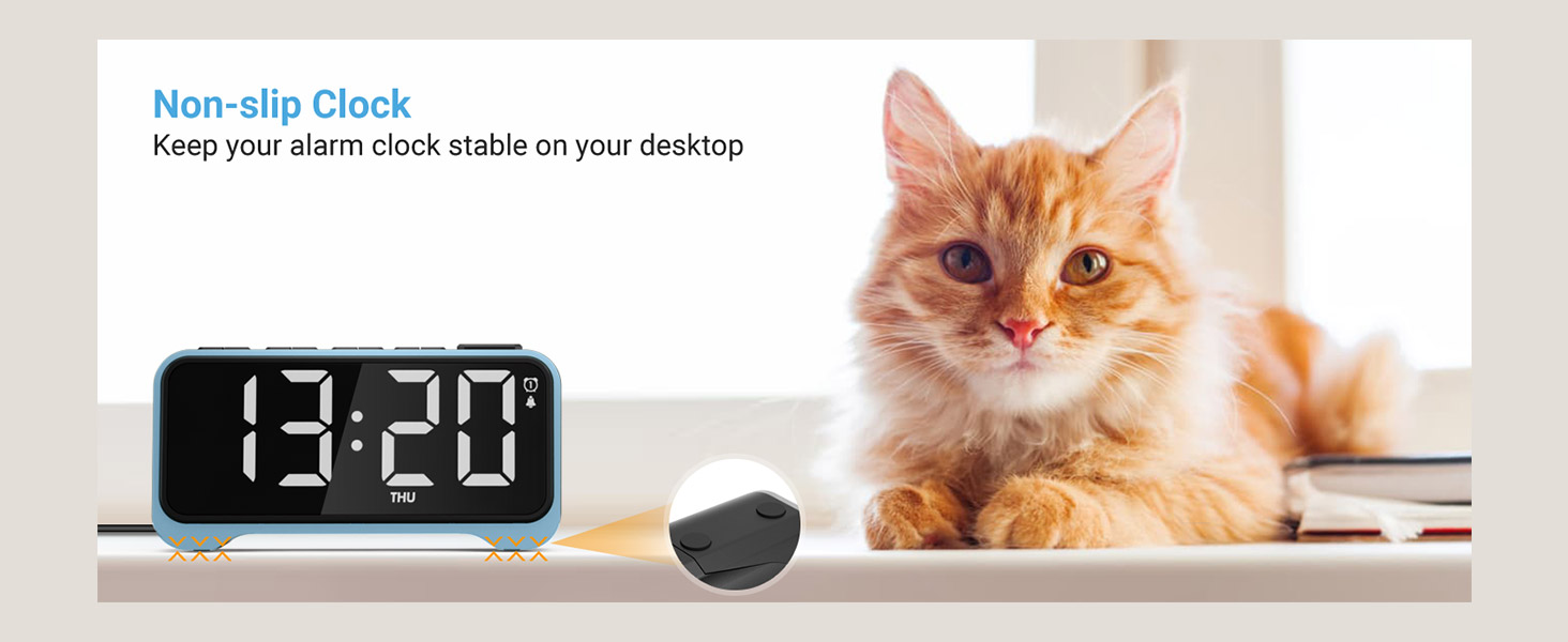 desk clock alarm clock for teens