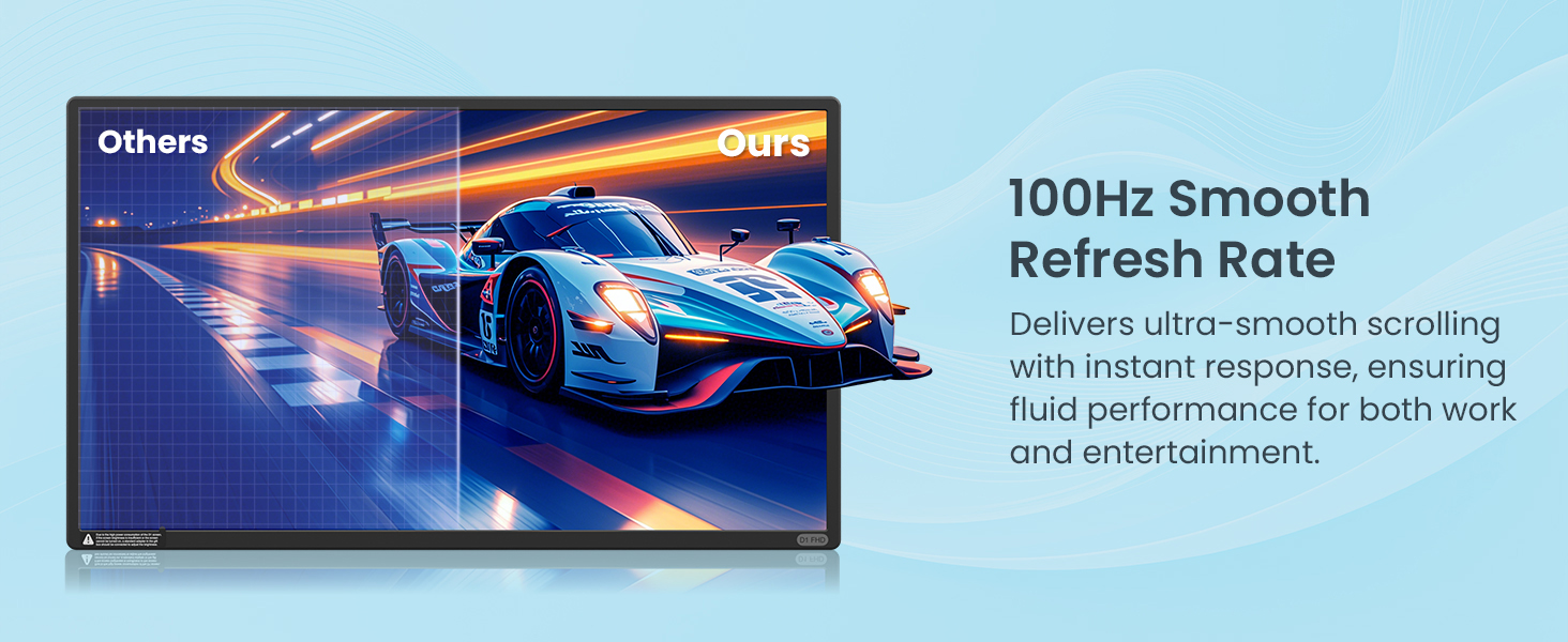 100Hz Smooth Refresh Rate