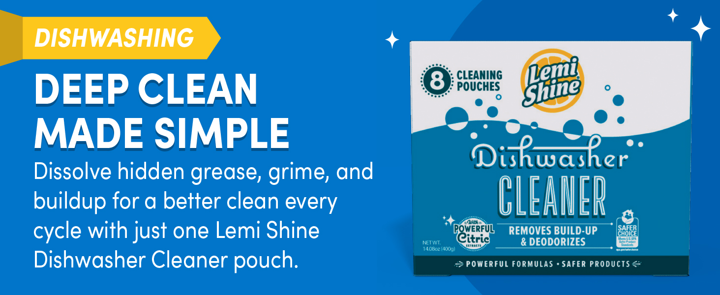 lemi shine dishwashing machine Cleaner