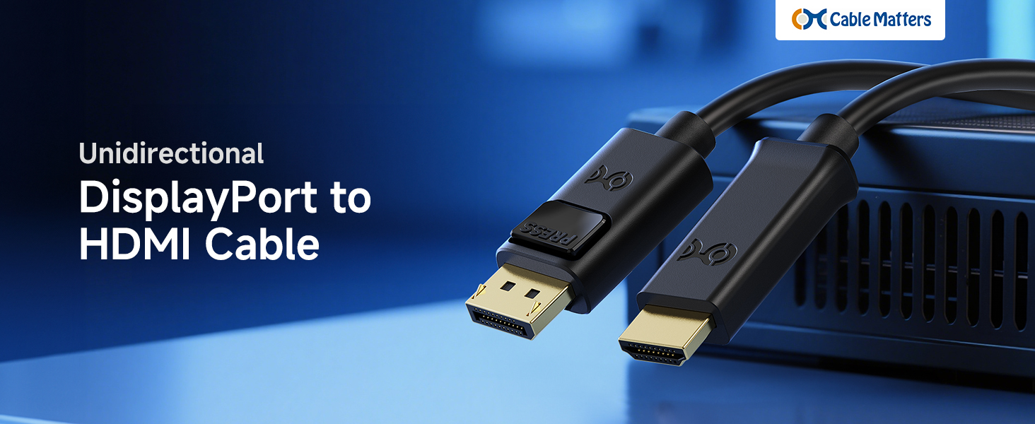 DisplayPort to HDMI Cable