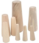 EVGATSAUTO 10pcs Thru Hull Plug Kit, Wood Emergency Plugs Marine Tapered Thru Hull Emergency Soft...