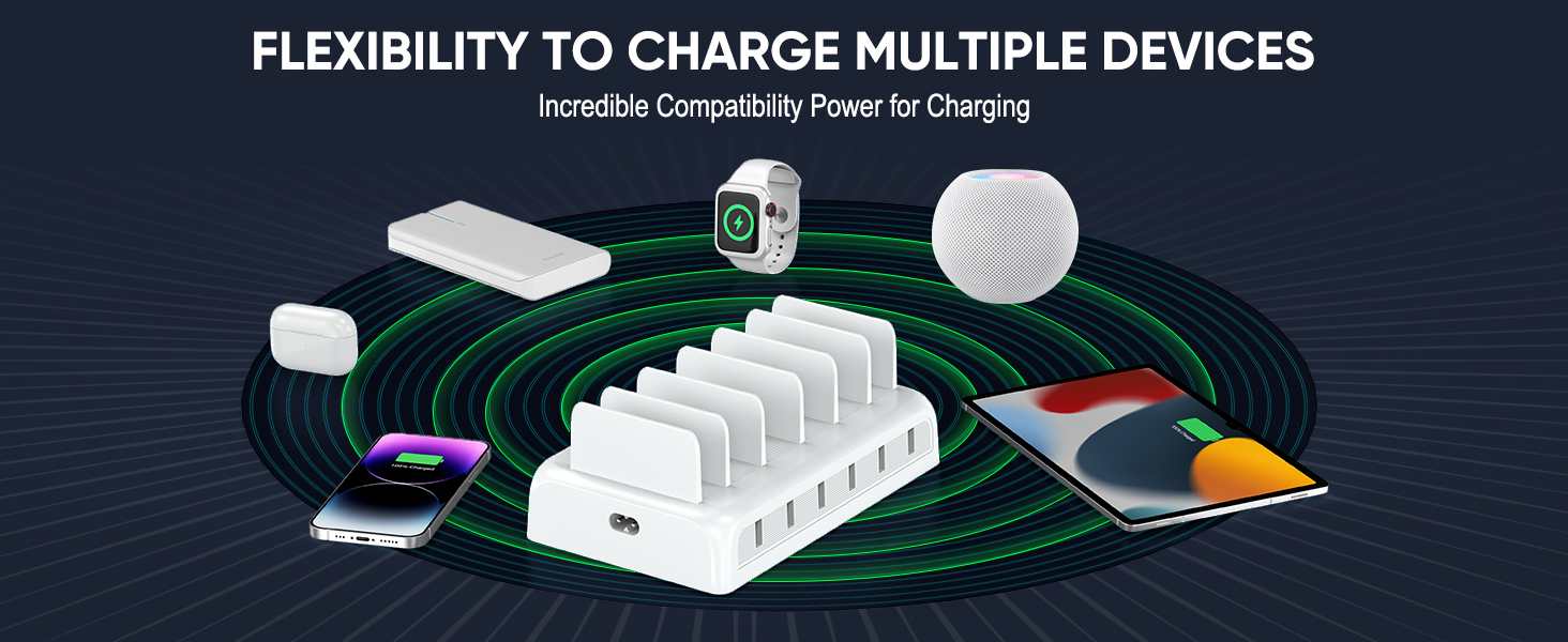 multi device charging station