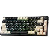 LTC Nimbleback NB831 Wireless 75% 3-Mode BT5.0/2.4Ghz/USB-C Wired Hot Swappable Mechanical Keyboa...