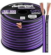 Install Link 12 AWG Gauge Speaker Wire Cable (OFC) Stereo, Car or Home Theater (100 Feet)