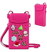 Silicone Crossbody Bag for Women and girls, Small Phone Purse with Adjustable Shoulder Strap, Mag...