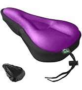 Zacro Bike Seat Cushion - Gel Padded Bike Seat Cover for Men Women Comfort, Extra Soft Exercise B...