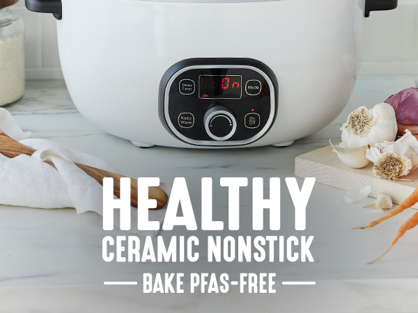 GreenLife, Ceramic Nonstick, PFAS-Free, Non-Toxic, Slow Cooker, Electrics