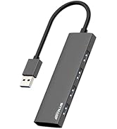 ANYPLUS USB Hub, USB 3.0 Hub Aluminum Alloy Ultra Slim USB Splitter, Portable 4 Port USB Extender...