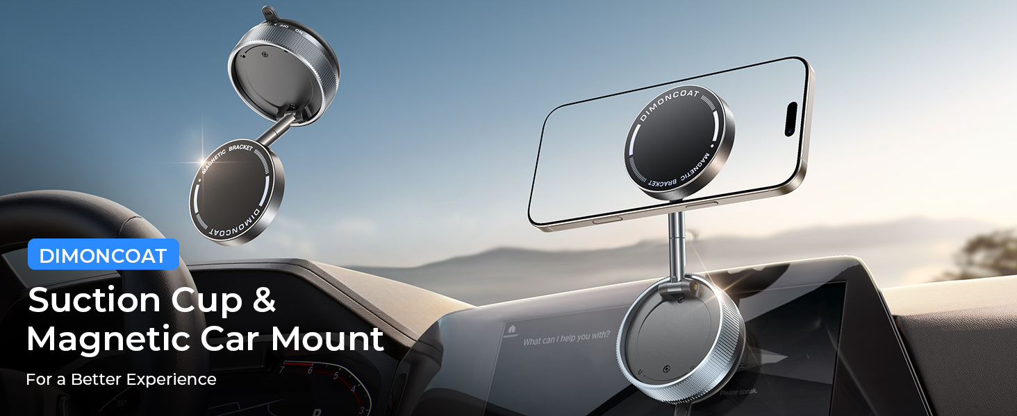 Vacuum Magnetic Phone Holder