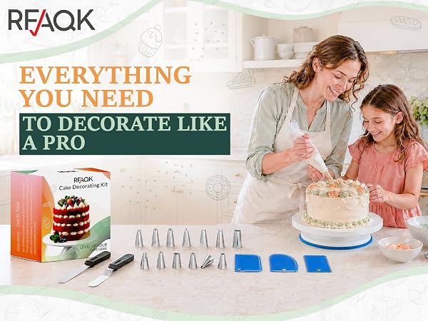 Cake decorating kit