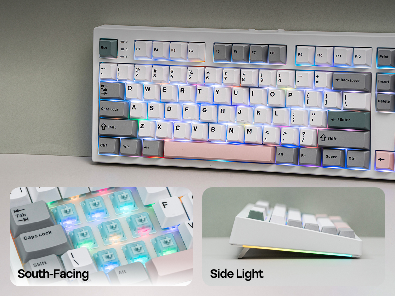 EPOMAKER TH87 Wireless Mechanical Keyboard with 10000mAh Battery