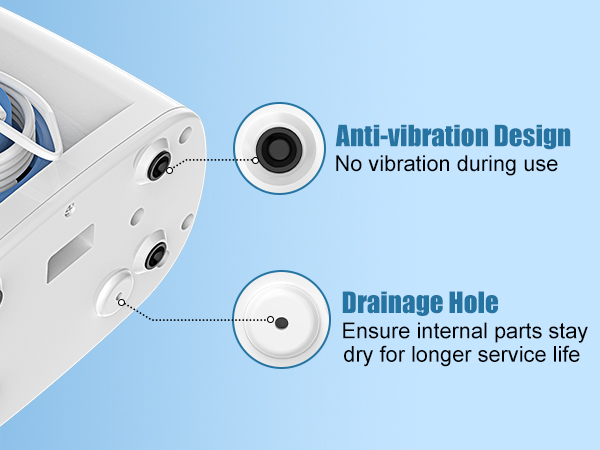 No vibration during use and longer service life