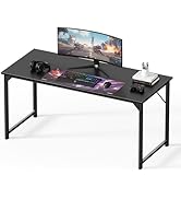 OLIXIS 63 Inch Computer Office Desk for Small Spaces, Writing Gaming Work Desk Modern Study Table...