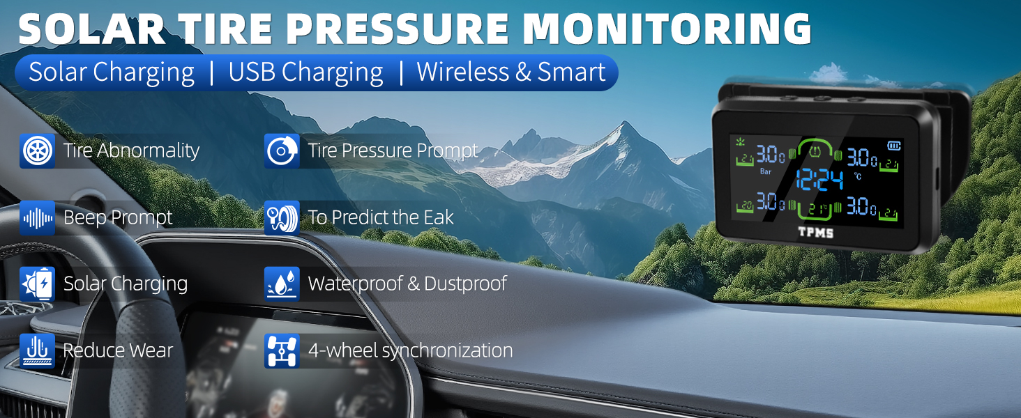 tire pressure sensors pack of 4