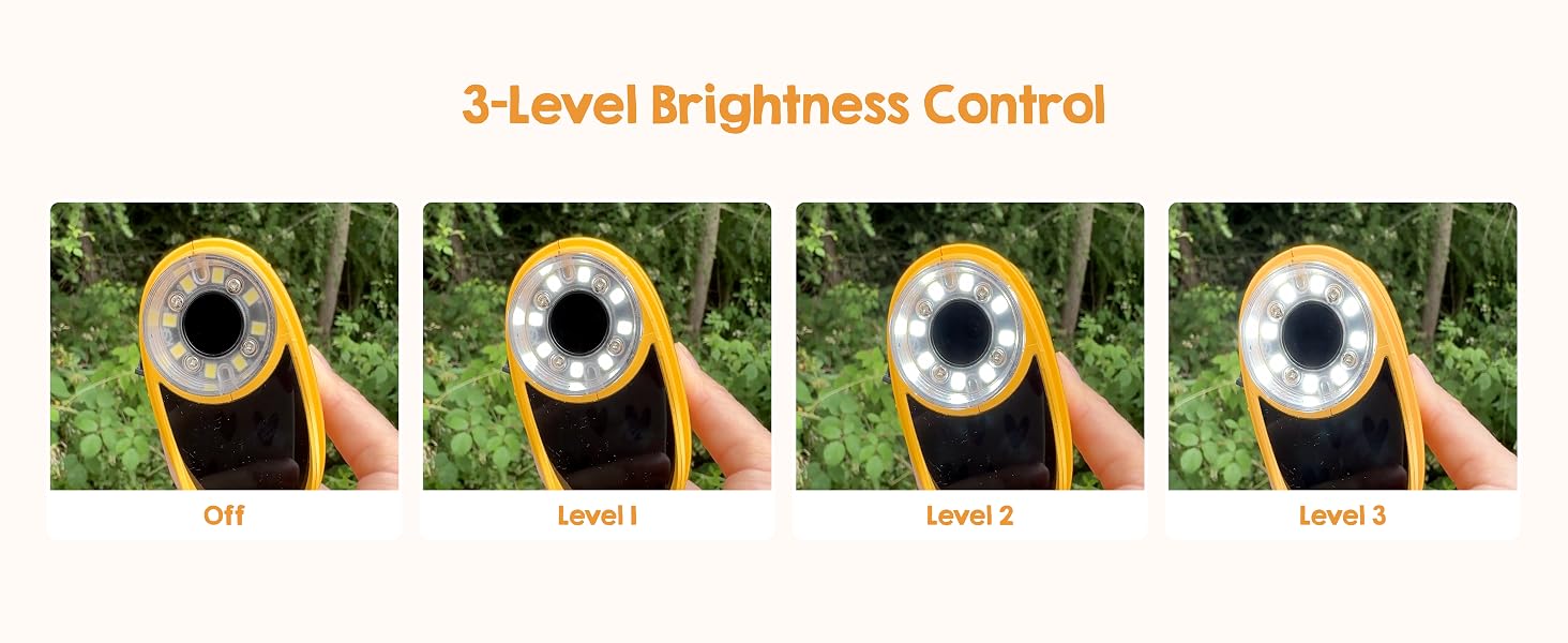 3 level brightness control