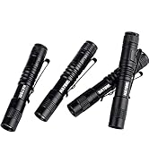 HATORI LED Mini Flashlight, Bright Small Handheld Pocket Flashlights Tactical High Lumens Pen Lig...