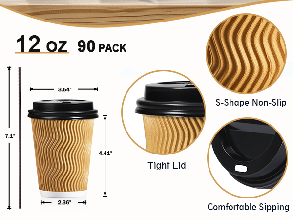 coffee cups with lids