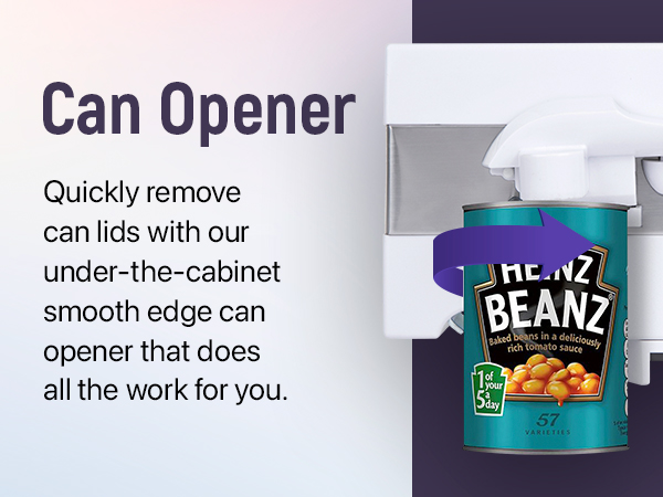 Electric Can Opener - 4 in 1 white 3m