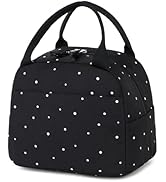 Bluboon Lunch Bag for Women Men Cute Lunch Tote Bags Reusable Insulated Lunch Box Large Capacity ...