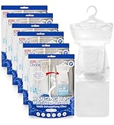 W&amp;E Choice Moisture Absorbers Hanging Bag for Your Closet, Dehumidifier Bags for Bathroom, Fragra...