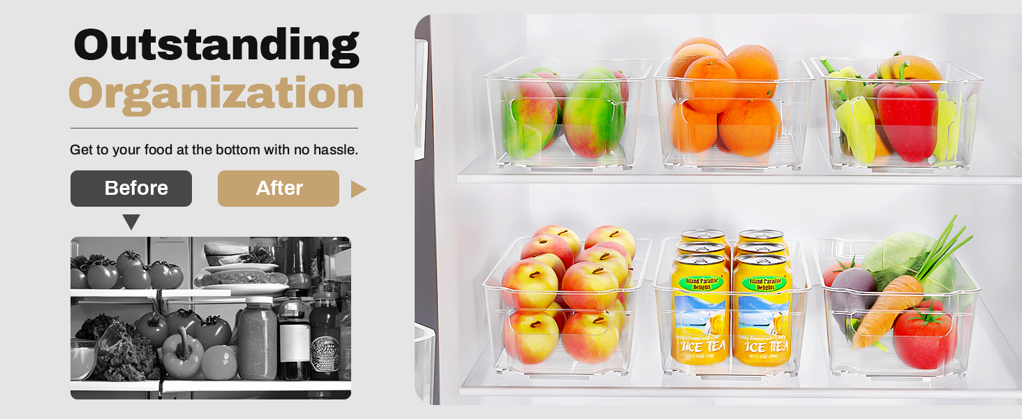 refrigerator organizers and storage