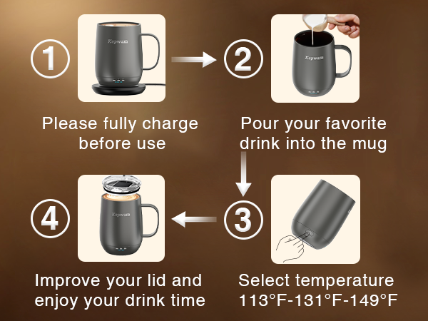 HOW TO USE THE SMART MUG?