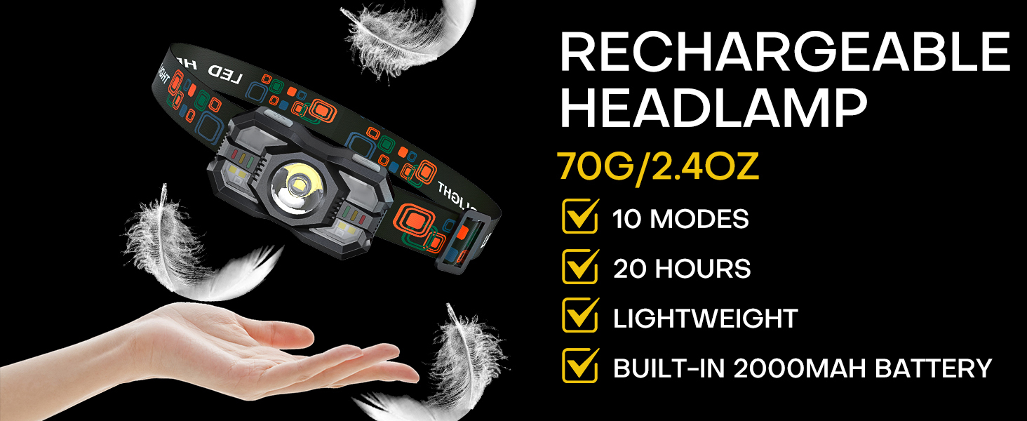 head lamps led rechargeable