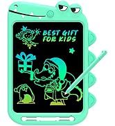 Cartoon LCD Writing Tablet,10 inch Drawing Doodle Board with Colorful Screen, Erasable Reusable G...