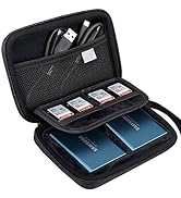 Samsung T5 Case, Lacdo 2-in-1 Hard Travel Case for Samsung T5 T3 Portable SSD 250GB 500GB 1TB 2TB...