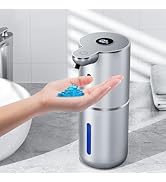 Fachixy Automatic Soap Dispenser with Digital Display,Rechargeable Wall Mounted Touchless Soap Di...