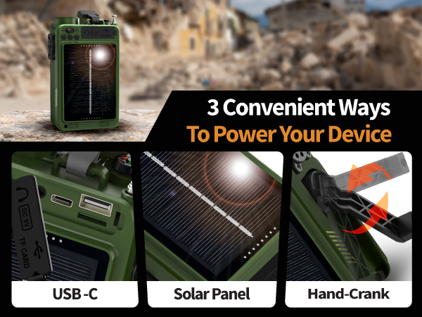 3 ways to power your device