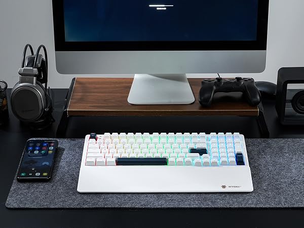 Mechanical Keyboard with Wrist Rest