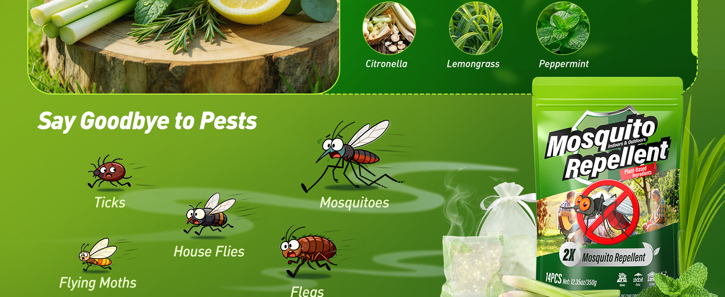 mosquito repellent pouches