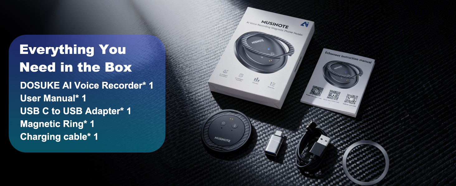 Magnetic AI Voice Recorder